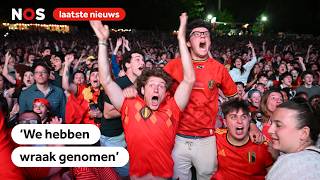 Thumbnail for Belgen uitzinnig na winst beladen WK-duel tegen VS: 'Karma'
