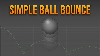 3D Animation 101 - Lesson 01 - Simple Ball Bounce Tutorial