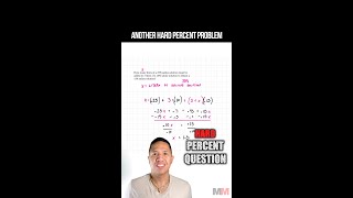 Another HARD 🙀 percent word problem on the SAT Math Test