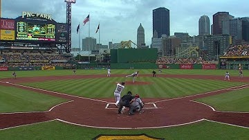 STL@PIT: Mercer hits RBI double to center in the 1st