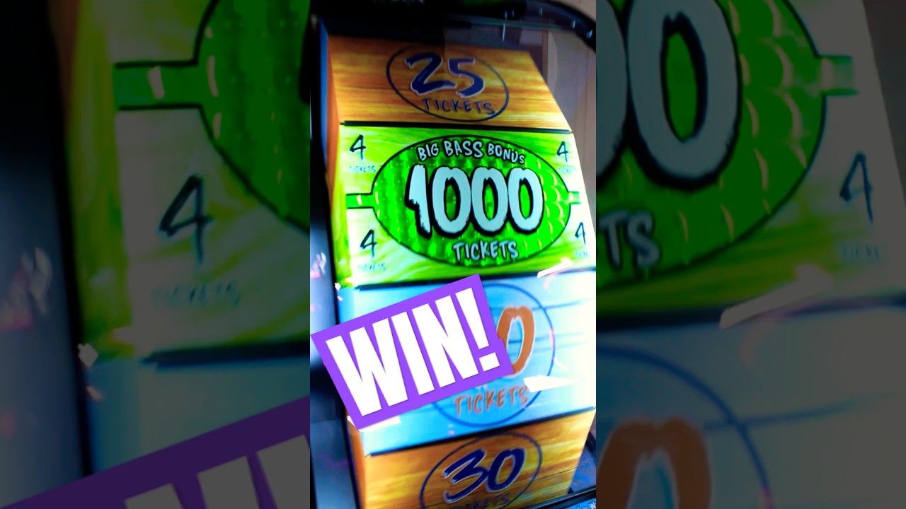 Dave and Busters giant prize wheel WIN!