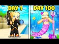 I Survived 100 Days as a Baby Mermaid!