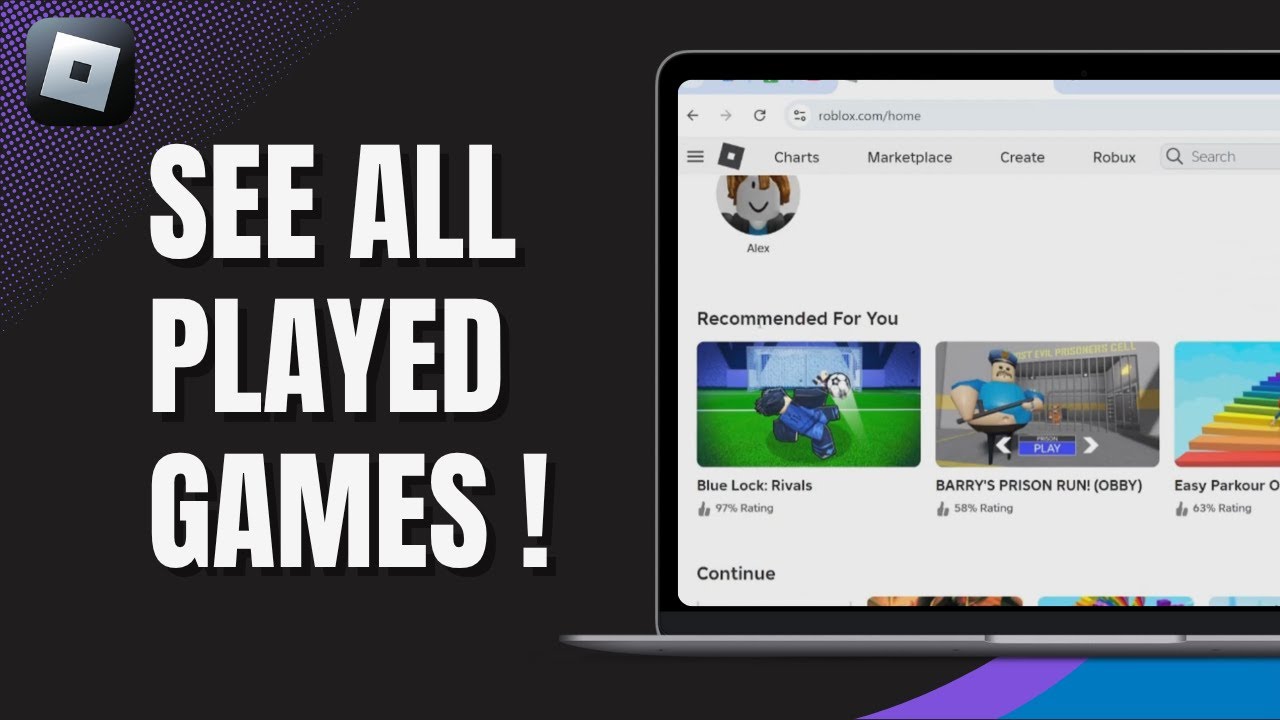 How To See All The Games You Played On Roblox 2025 Easy Guide YouTube 