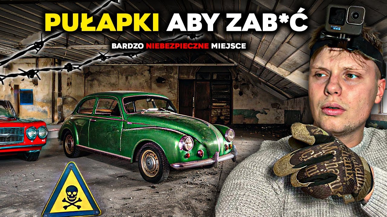 TUTAJ MOŻESZ ZGINĄĆ! OPUSZCZONA HALA PEŁNA ZABYTKOWYCH AUT - Urbex POV