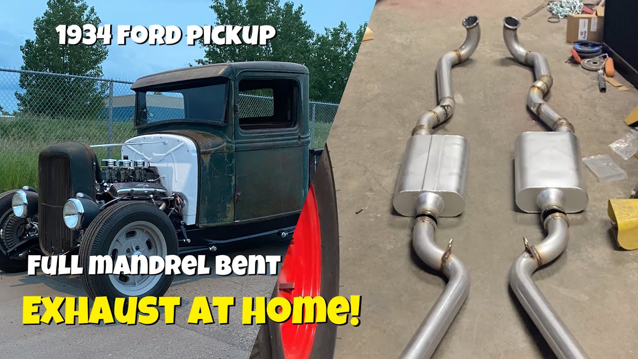 Build mandrel bent exhaust for any vehicle: 1934 Ford hot rod