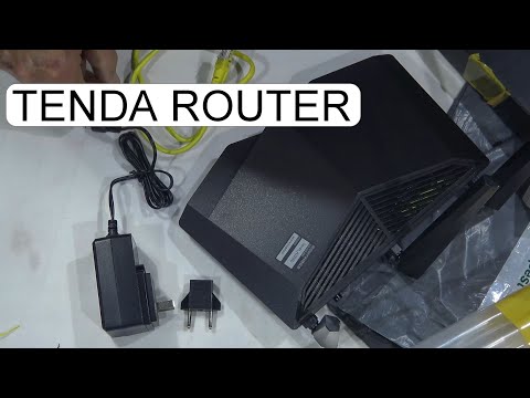 UNBOXING TENDA AC18 DUAL BAND ROUTER