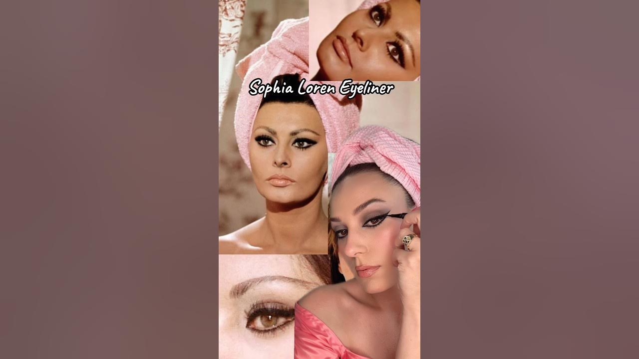 Sophia Loren Classic Eyeliner Makeup