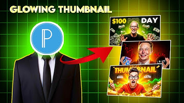 How to Make Glowing Thumbnail Like Pro in Pixellab🔥 | Glow Effect Thumbnail Editing Tutorial🔥❤