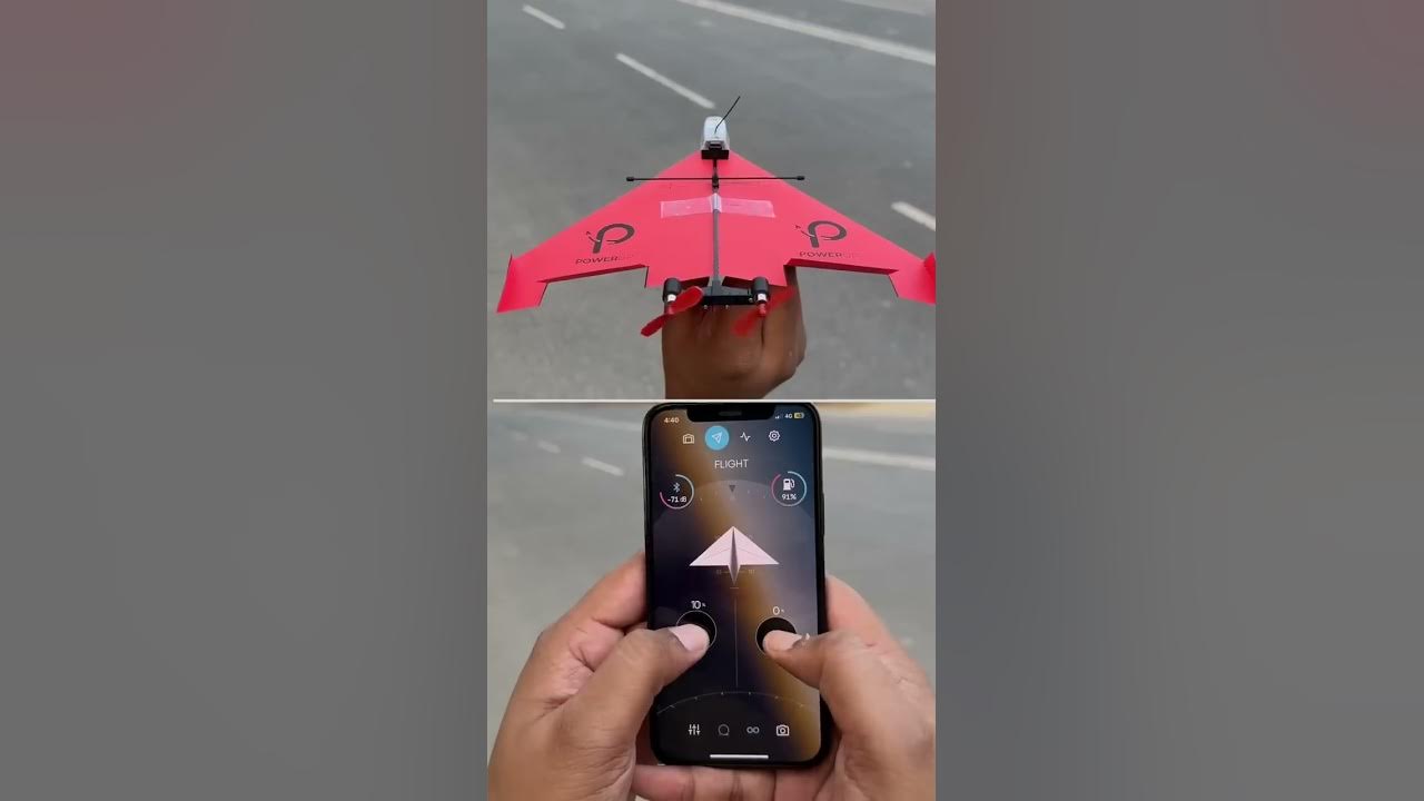 Remote Controlled Paper Plane 🔥 YouTube