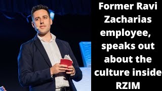 Former Ravi Zacharias employee, Daniel Gilman speaks out about the culture inside RZIM