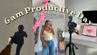 6 AM Productive Day In My Life | Emily G