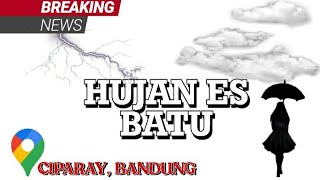 Hujan Es  di Bandung Juni 2021
