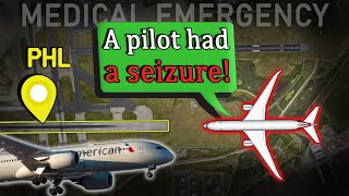 FIRST OFFICER UNCONSCIOUS | Medical Emergency Landing at Philadelphia