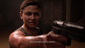 Ellie Found Abby killed Jesse The Last of Us Part II PS5  4k HDR Gameplay