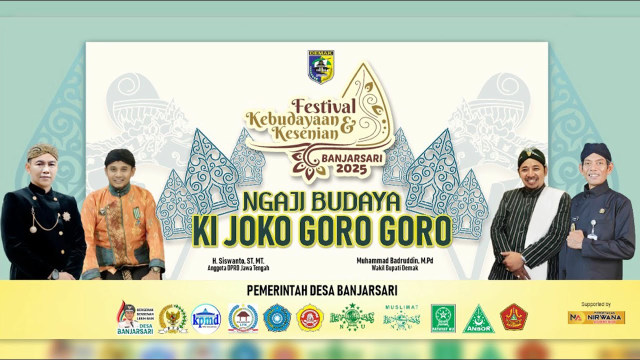 🔴🔵[LIVE] NGAJI BUDAYA KI JOKO GORO-GORO - APITAN SEDEKAH BUMI DESA BANJARSARI SAYUNG DEMAK