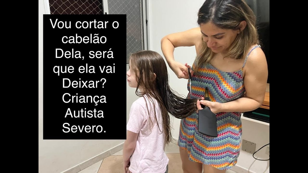 #criançaautista  FERNANDA VAI CORTAR O CABELO/ SERÁ QUE VAI FICAR CERTO? VEJAM SE ELA DEIXA CORTAR