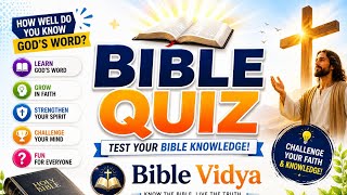 Test your Bible Knowledge - 6 #biblequiz #quiz #biblegames #christiansongs #vira#viralvideo bible 