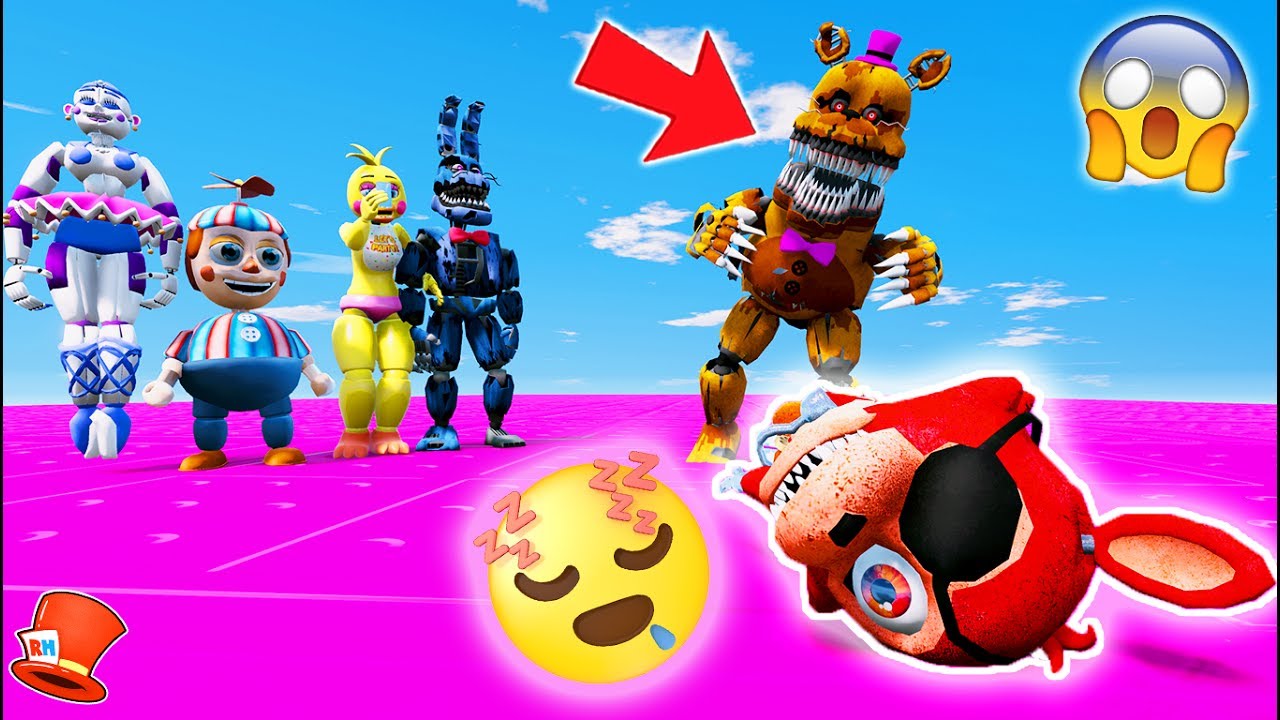 Nightmare Fredbear Hits Adventure Foxy Hes Not Waking Up - adventure foxy roblox