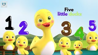 Five Little Ducks  /Nursery Rhymes /Baby Songs / Number Song