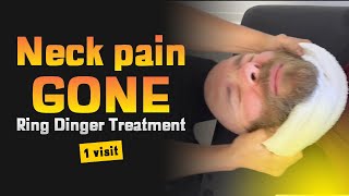 Chronic neck pain gone with 1 treatment