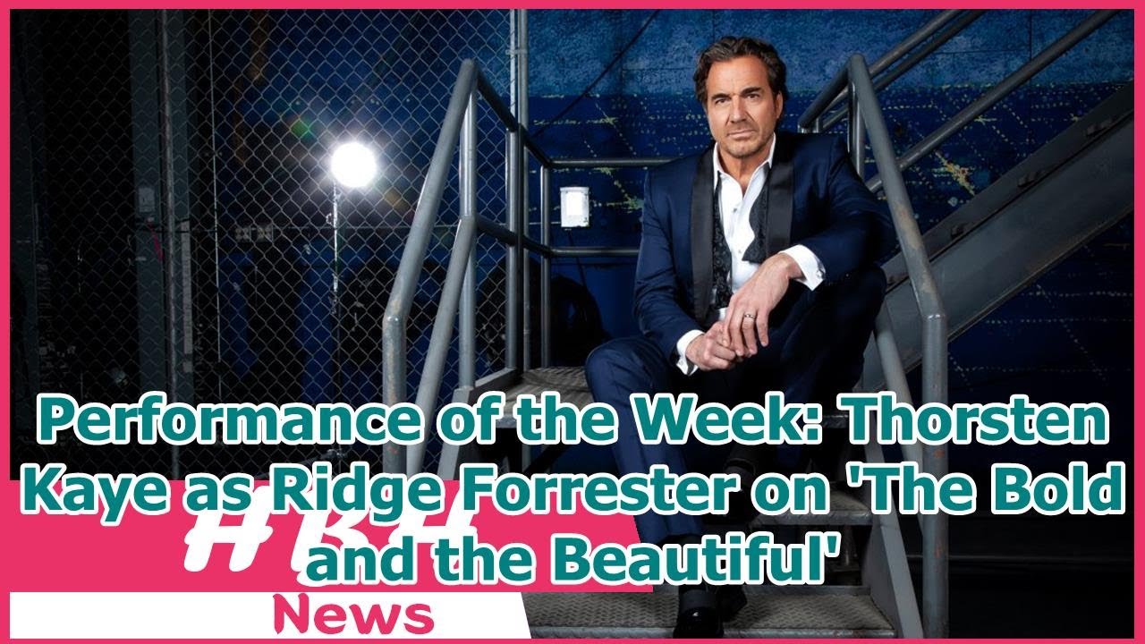 Performance of the Week: Thorsten Kaye as Ridge Forrester on 'The Bold and the Beautiful'
