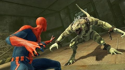 Giant Lizard attack 🦎Spider - Man 3 (PSP) walkthrough PART-3