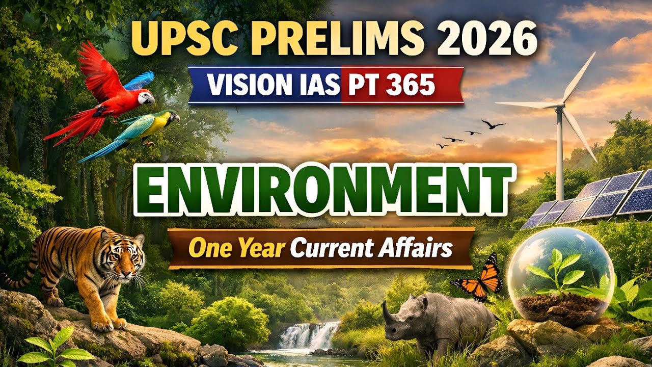 🌏PT-365 Environment in हिंदी | Current Affairs for UPSC Prelims 2026 | #upscprelims2026 #upsc #pt365