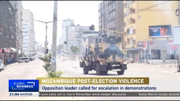 Tensions in Mozambique’s capital remain as protests over disputed election continue