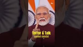 PM Modi said terror & talks cannot coexist, water & blood can never flow together #operationsindoor