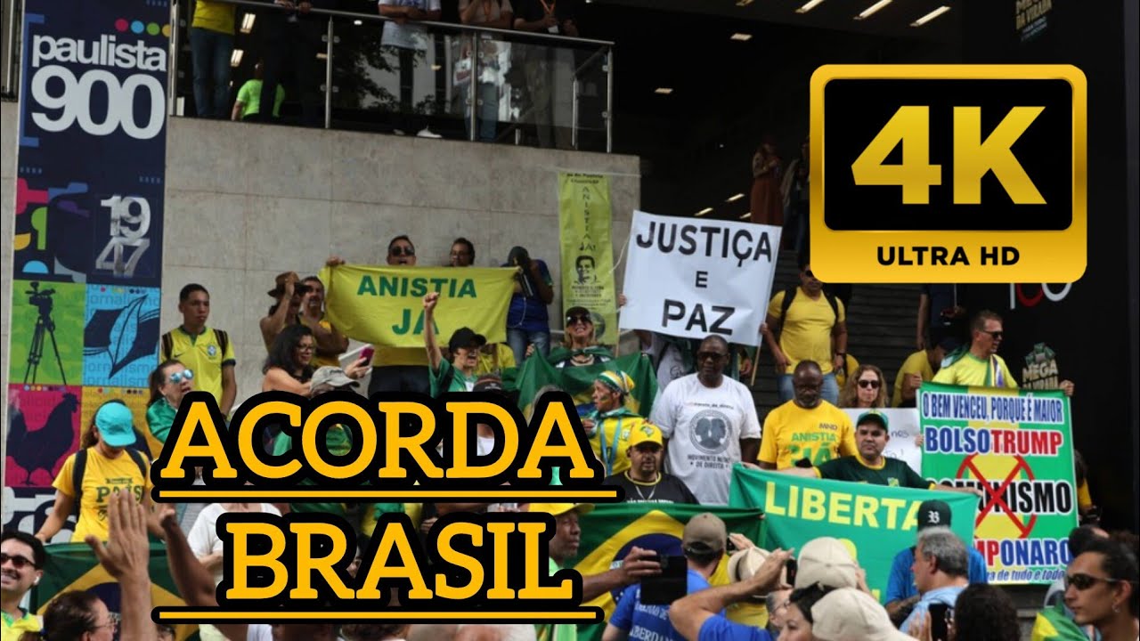 CAMINHADA PELA LIBERDADE A FAVOR DA ANISTIA E  BOLSONARO LIVRE NA AVENIDA PAULISTA ATÉ A PRAÇA DA SÉ