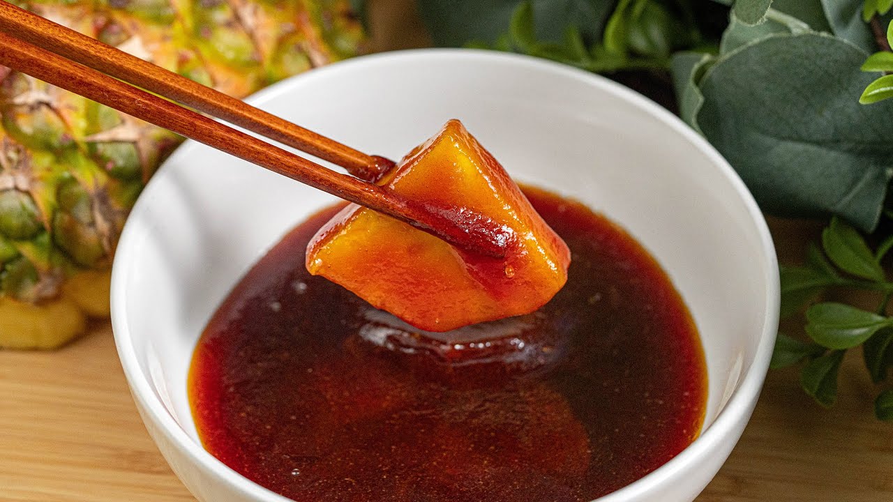 Đã tìm ra Bí Quyết của mọi loại Sốt Ướp Thịt Nướng từ thứ không ai ngờ | Pineapple BBQ sauce recipe