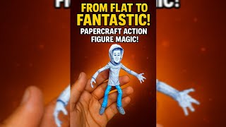 "From Flat to Fantastic: Papercraft ActionFigure Magic!"