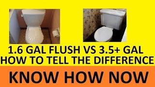 Low Flush vs Full Flush Toilet -  How to Tell the Difference