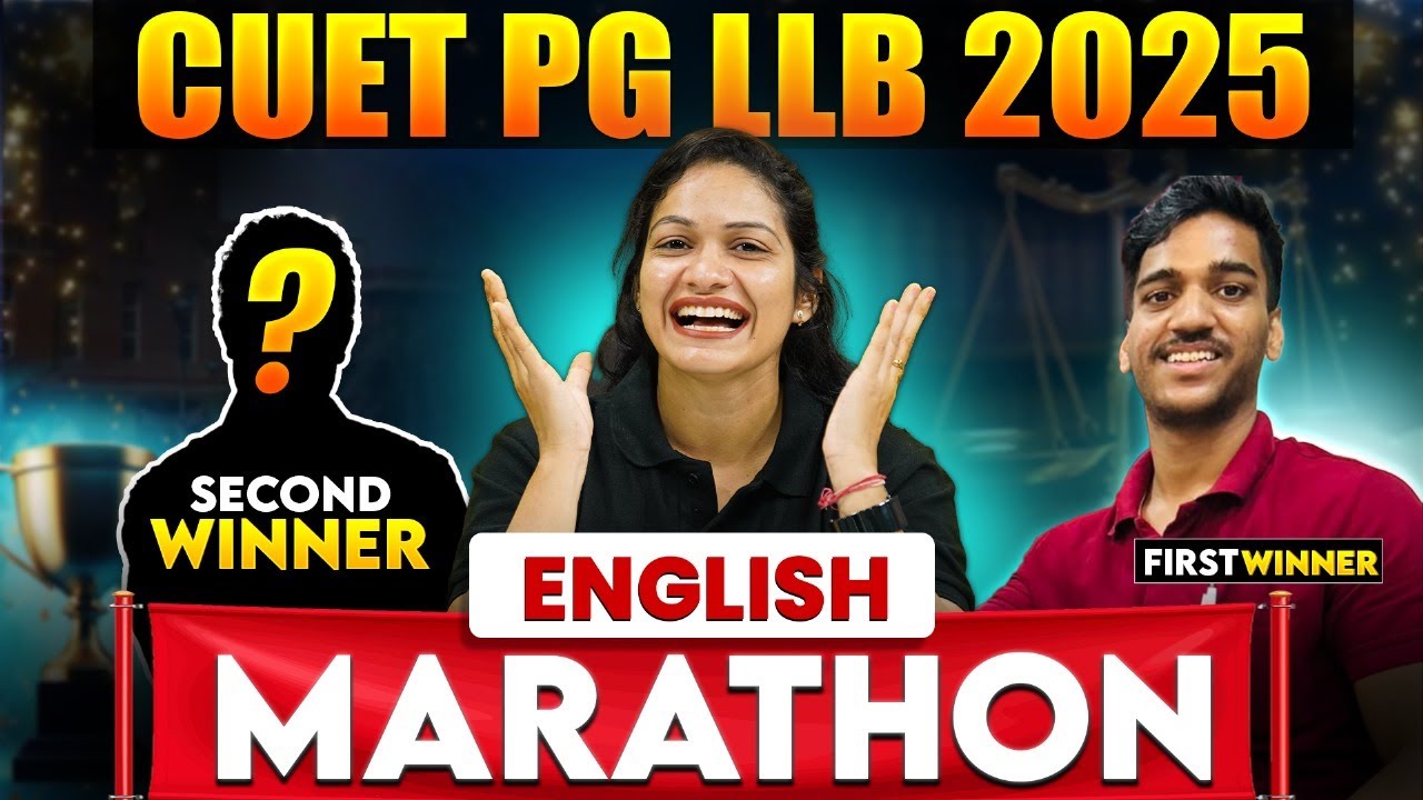 Complete English Live Marathon🔥 CUET PG LLB & MHCET Law 2025 | English ...