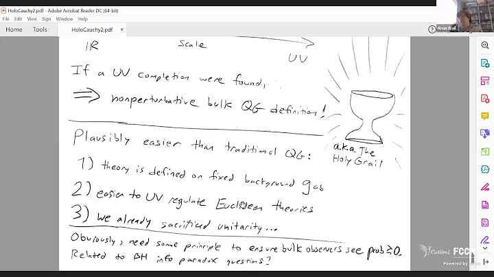 Aron Wall: Cauchy Slice Holography