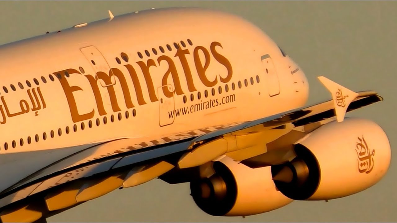 airbus a380 landing wallpaper