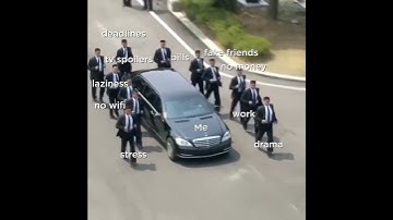 Me avoiding my problems like