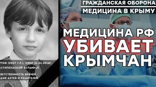 Как Россия истребляет жителей Крыма | Медицина в Крыму 2018 – Гражданская оборона