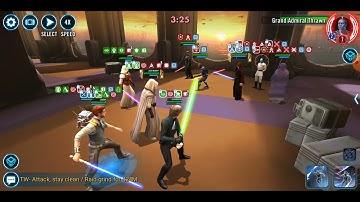 [TW] JML/JKL/JKR/JKCal/Hyoda (25% P) vs. LV/Maul/RG/Thrawn/DV (UFU D, 100% HS, 60% D): 20 banners
