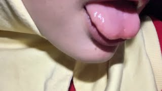 ASMR LENS LICKING #asmr #lens #fyp #viral 