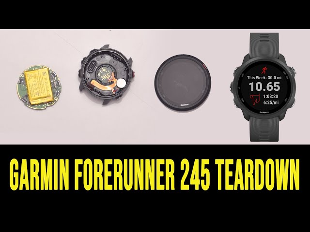 Garmin forerunner 245 teardown and battery not charging issue fix