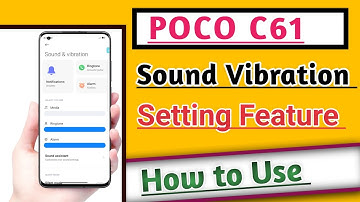 POCO C61 How to Use Sound & Vibration Setting Feature | Sound Vibration Setting kaise Use kare