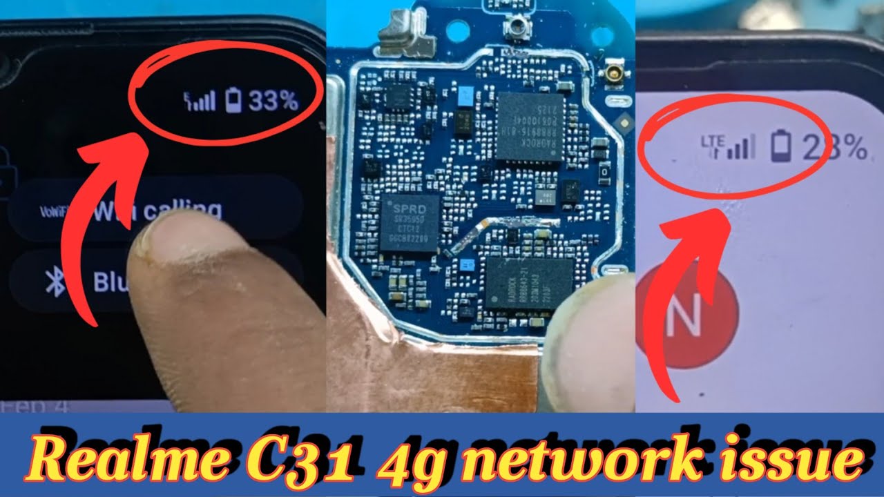 Realme C31 4G Network issue || no service Problem realme phone - YouTube