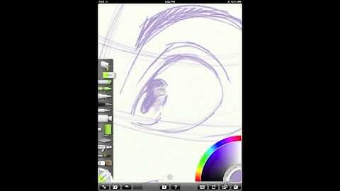 Adonit jot touch using art rage on the iPad