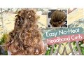 Headband Curls | Easy No-Heat Curls | Cute Girls Hairstyles