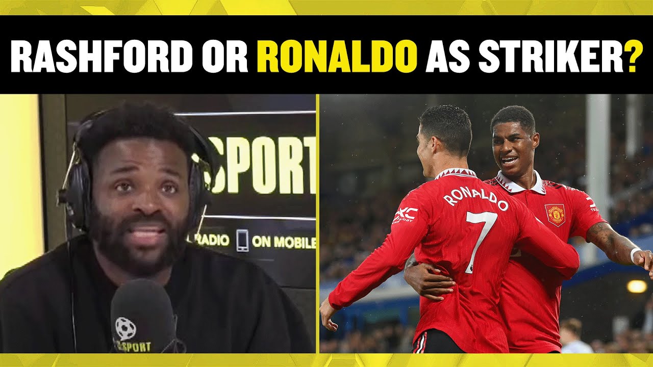 This Man Utd fan says theyd rather Ronaldo start up front than Rashford! 👀🤔