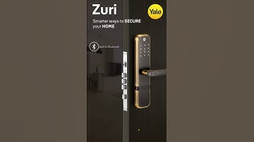Yale Zuri Smart lock with built-in bluetooth - Fingerprint, RFID, PIN, Manual key