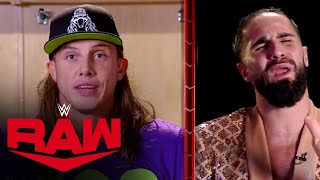 Matt Riddle engages in a war of words with Seth “Freakin” Rollins: Raw, Aug. 29, 2022