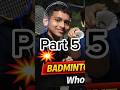 Match Turns Wild 😱🏸 | Badminton Challenge | Part 5 #ytshorts