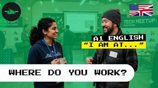 A1 English for Developers | Saying Where You Work in English